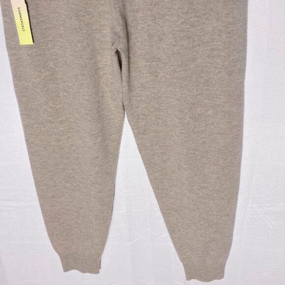 SOLD-Summersalt Beige Wool Cashmere Blend Jogger Hoodie Loungewear Set S/M - Picture 15 of 16